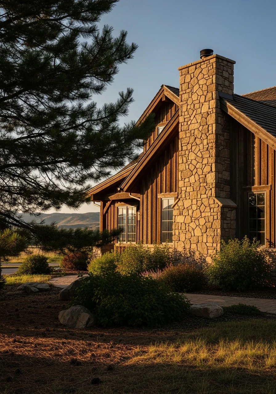 Portrait image of a Cody mountain property with rustic charm and well-maintained exterior features.